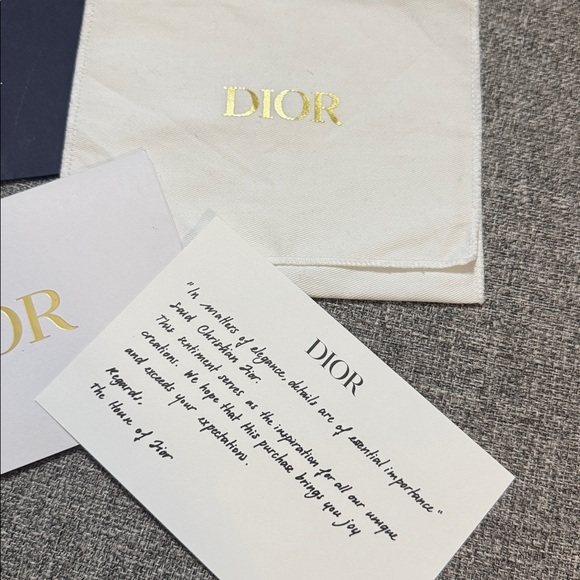 Dior Dust Bag and Cards - Picture 3 of 8